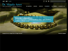 Tablet Screenshot of magdaamer.com